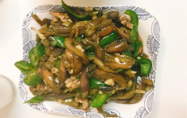 肉丝拌茄子
